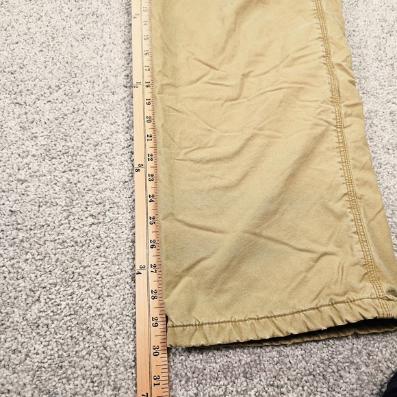 C.E. Schmidt Workwear Mens Tan Fleece Lined Carpenter Pants Size 36x30 - Picture 4 of 9